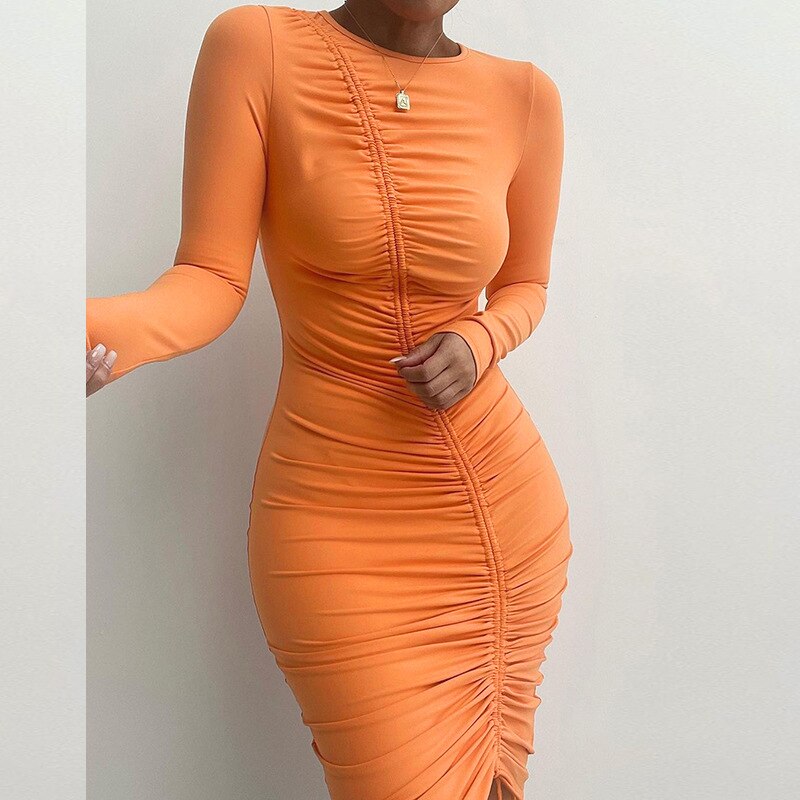 autumn bodycon dress