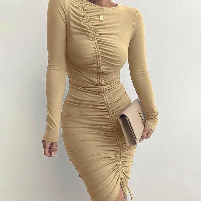 autumn bodycon dress